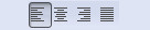 Bekezdések igazításának ikonjai az eszköztárban